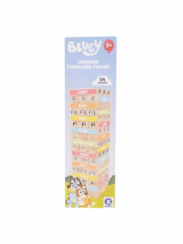 Bluey Tumbling Tower – bedste jenga og stablespil i test