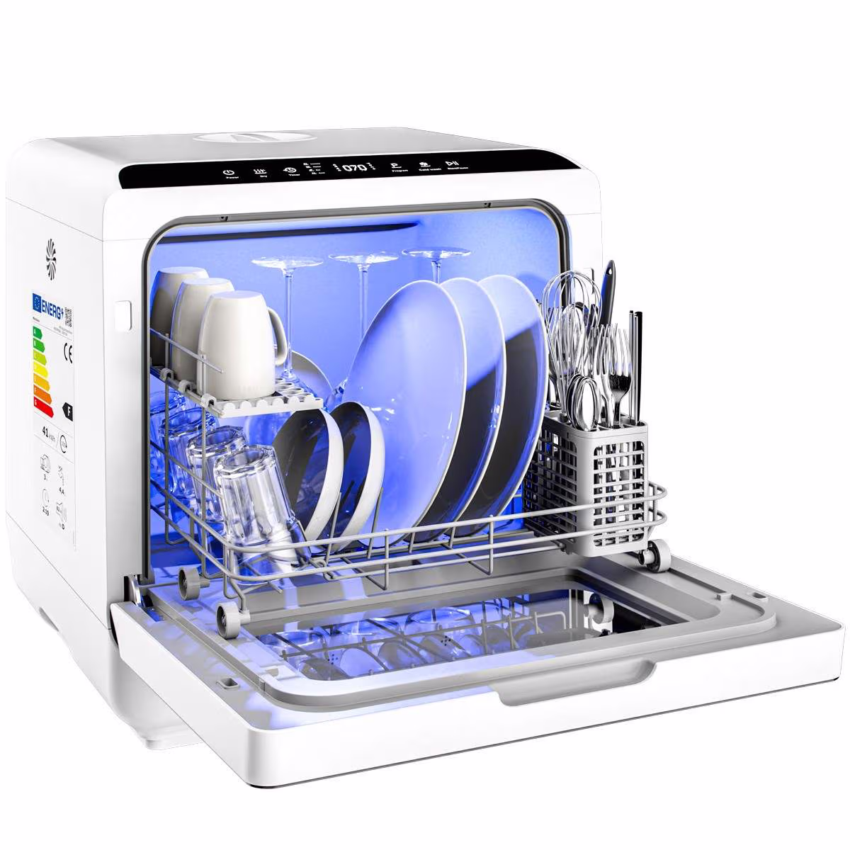 Bordopvaskemaskine 45 cm med WiFi og 6 programmer