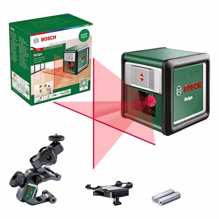 Bosch Quigo III Krydslaser – bedste laservaterpas i test