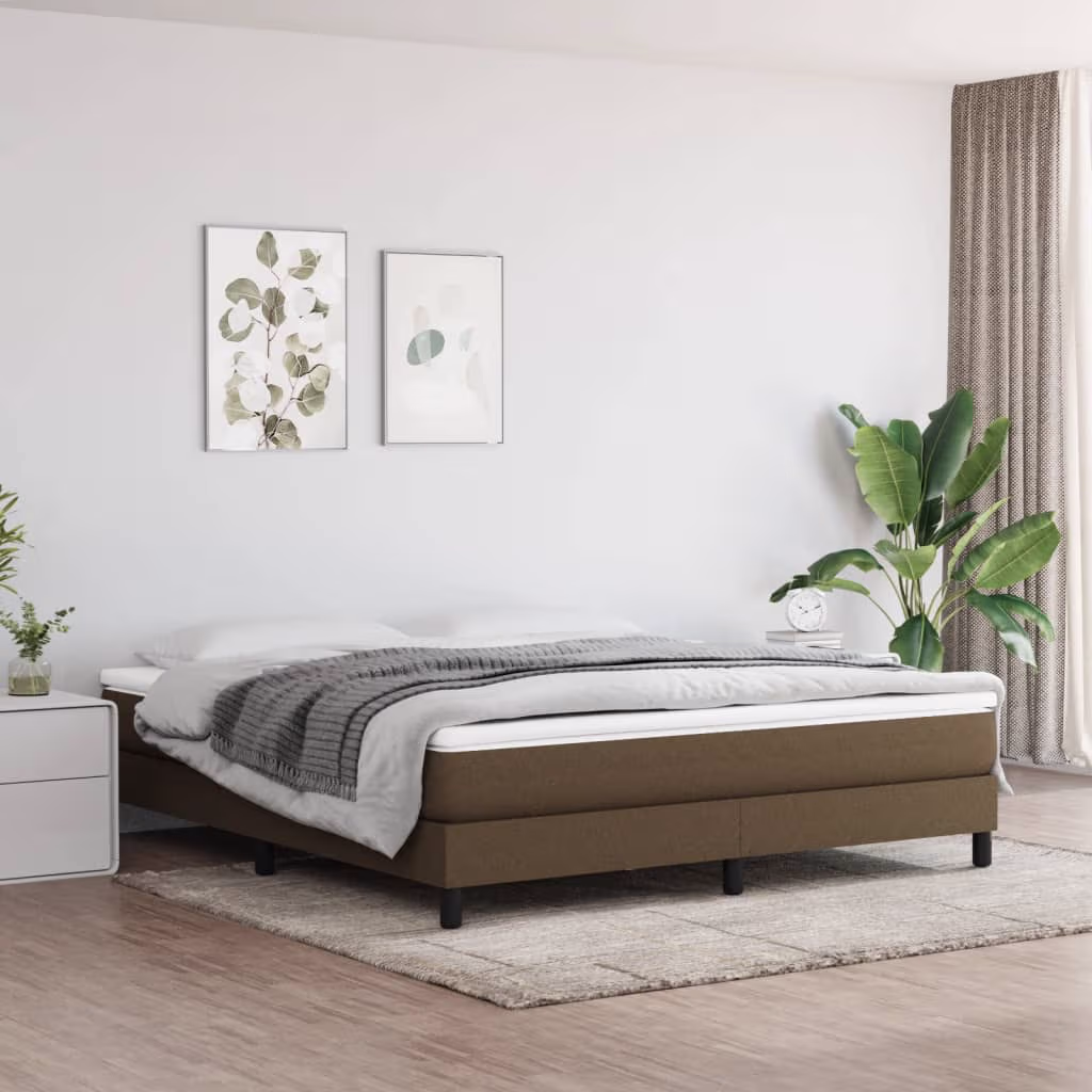 Boxspring sengeramme 180x200 cm i stof