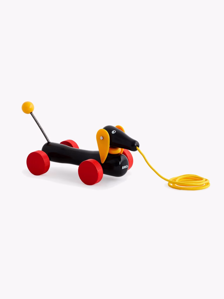 BRIO 30332 Træklegetøj Gravhund – bedste trækdyr i test
