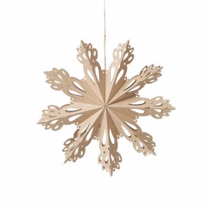 Broste Copenhagen Snowflake Ø30 cm Natur
