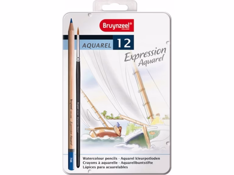 Bruynzeel Expression Akvarelfarver 12 farver – bedste akvarelsæt i test