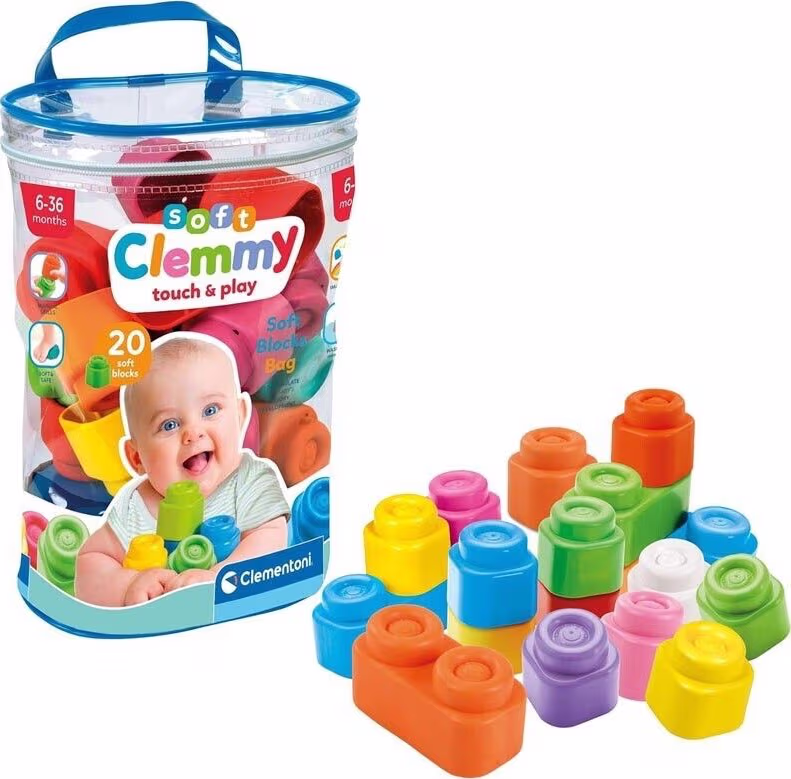 Clementoni Soft Clemmy Bløde Klodser 40 stk
