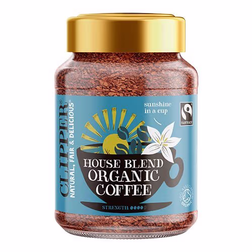 Clipper Instant Kaffe House Blend Fairtrade økologisk 100 g