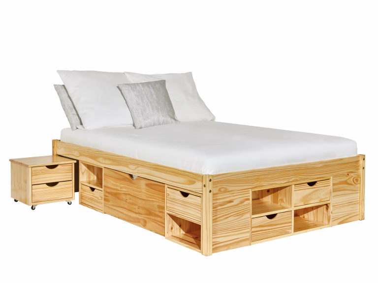 Cluse seng 180×200 cm i natur – bedste familieseng i test