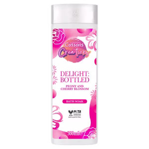 Cussons Creations Delight Pæon & Kirsebærblomst Badeskum – bedste badeskum i test