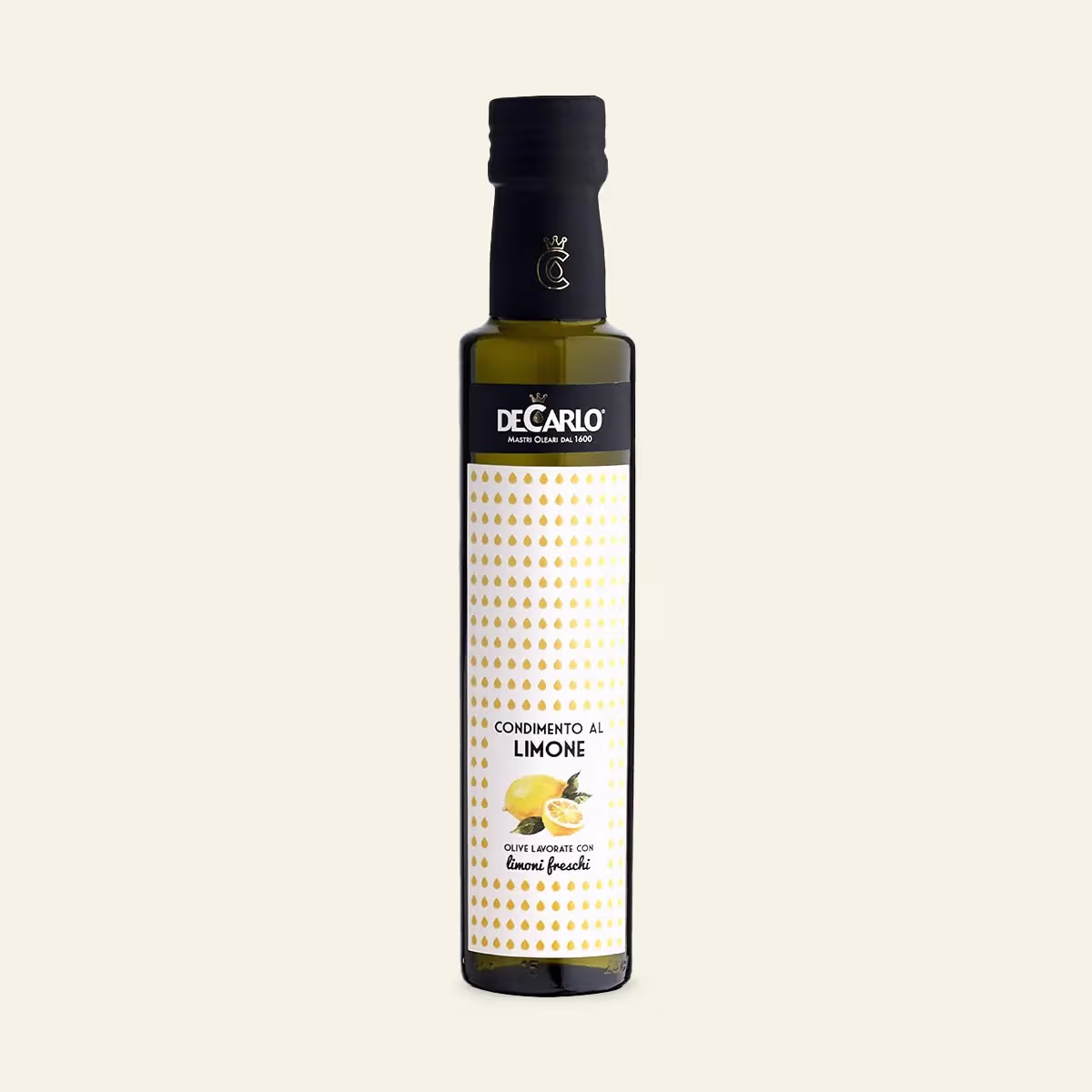 De Carlo Ekstra Jomfru Olivenolie med Citron