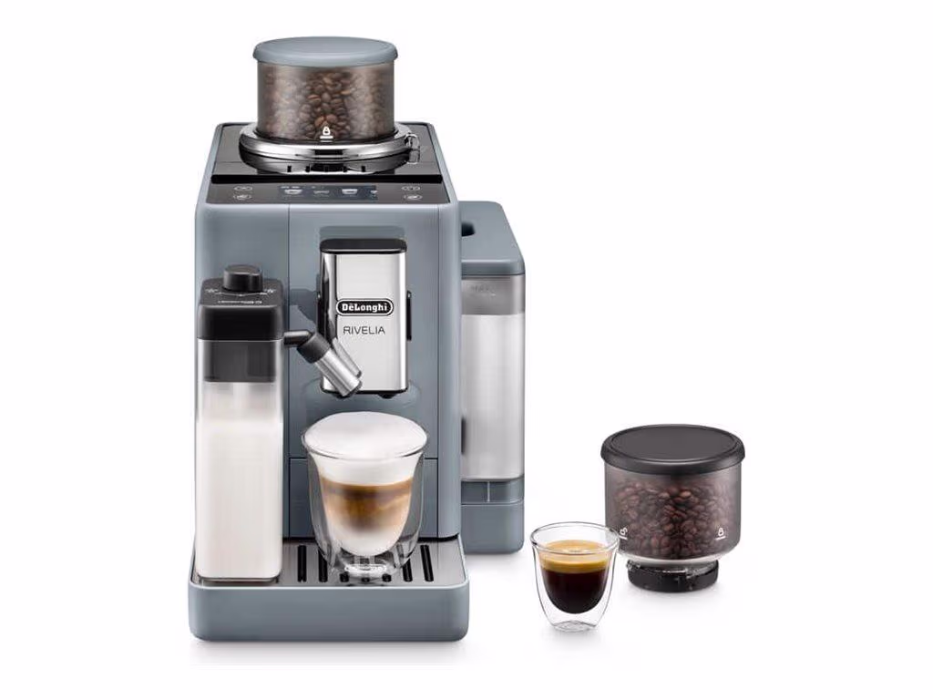 De'Longhi Rivelia EXAM440.55.G fuldautomatisk espressomaskine i stengrå