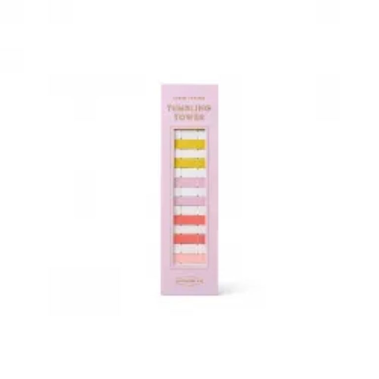 Designworks Ink Tumbling Tower Color Pop – bedste jenga og stablespil i test