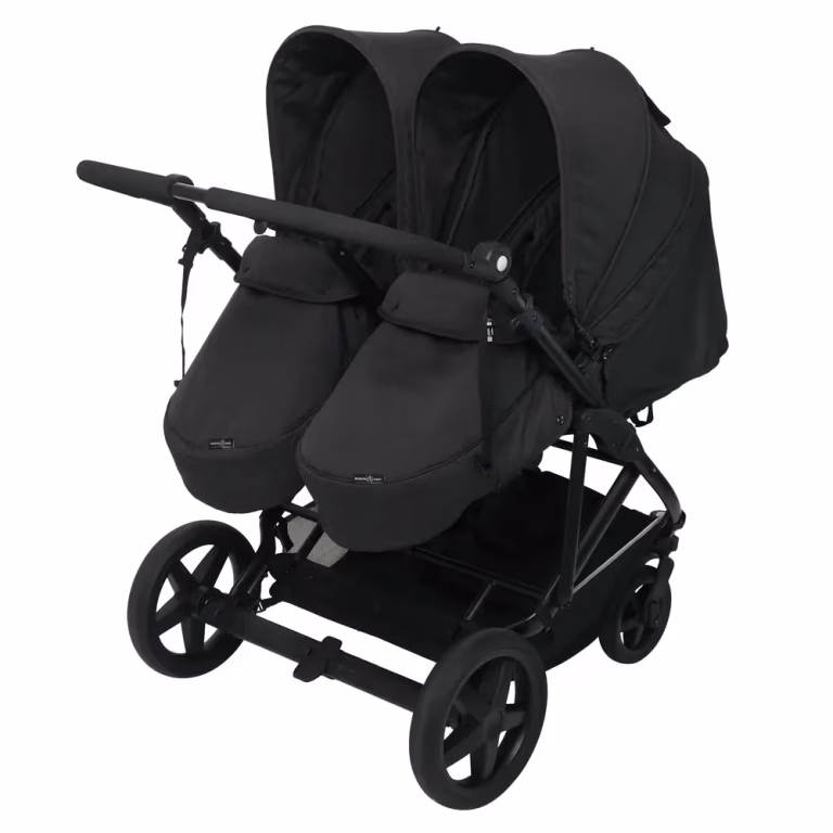 Duo Twin tvillingeklapvogn antracit