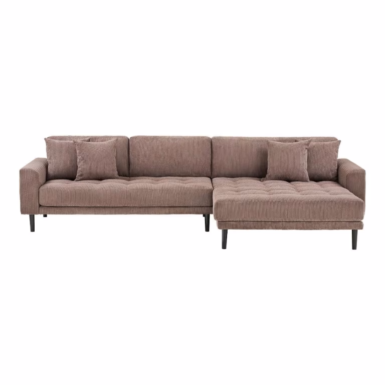 ebuy24 Cora chaiselongsofa i fløjl