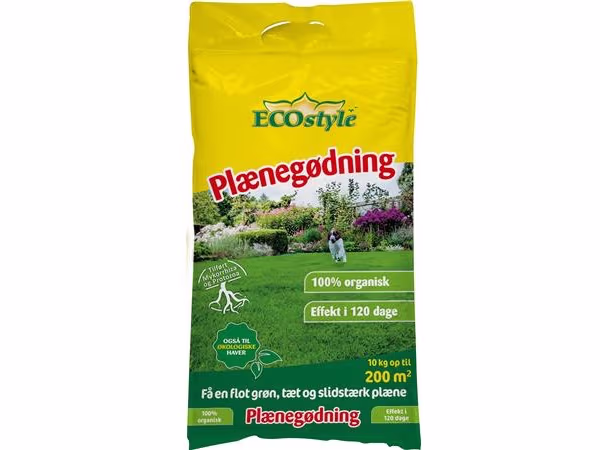 ECOSTYLE Plænegødning til hele sæsonen