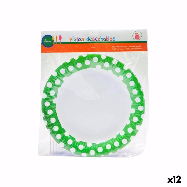 Engangstallerkener assorterede designs – 12 stk.
