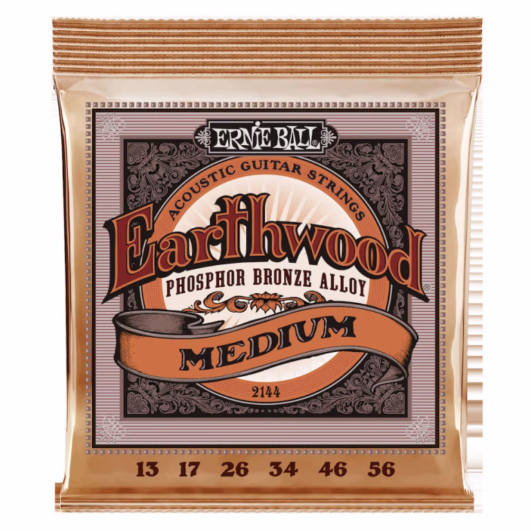 Ernie Ball 2144 Power Slinky Acoustic 013-056 – bedste guitarstrenge i test