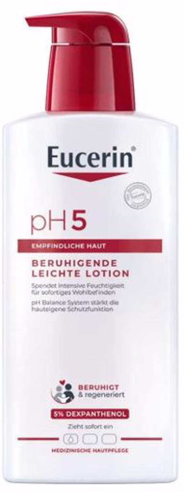Eucerin pH5 Lotion 400 ml – bedste bodylotion i test