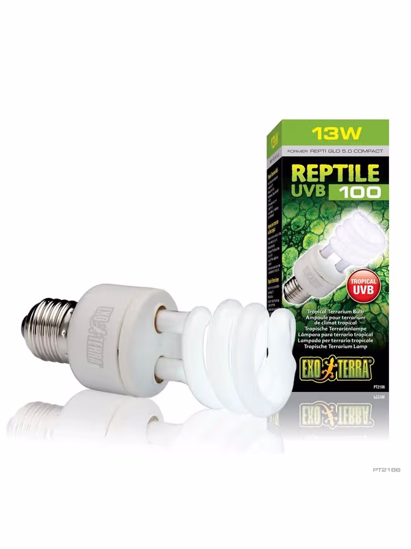 Exo Terra Repti UVB 100, 13W – bedste terrarielampe i test