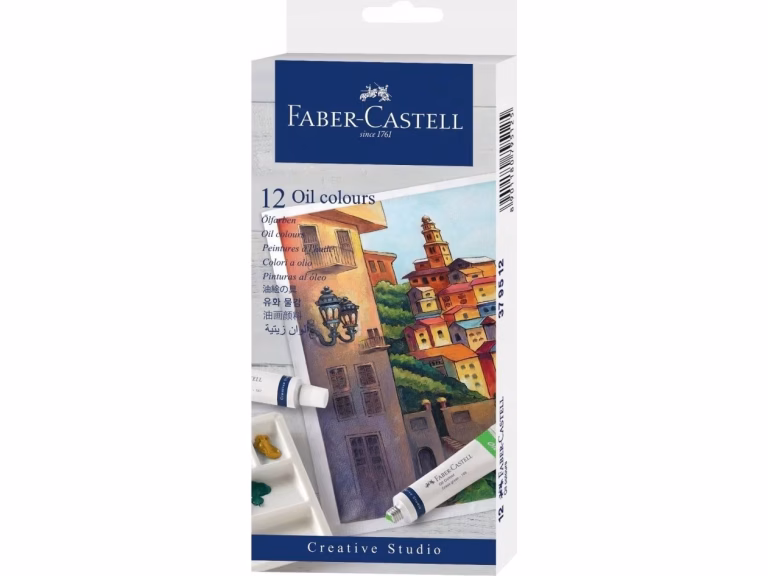 Faber-Castell Creative Studio Oliefarver 12 farver – bedste oliemaling i test