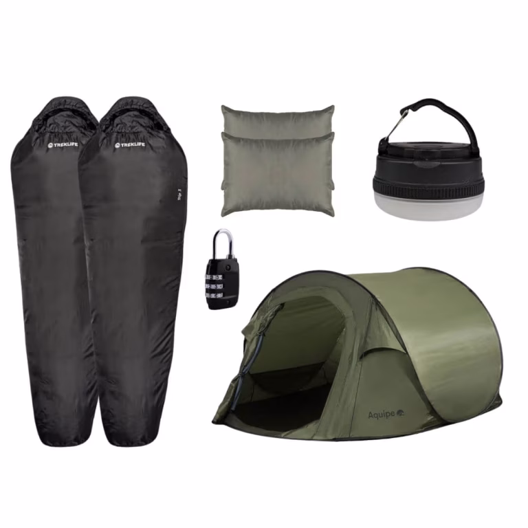 Festivalpakke Pop-up Telt 1-2 Personer
