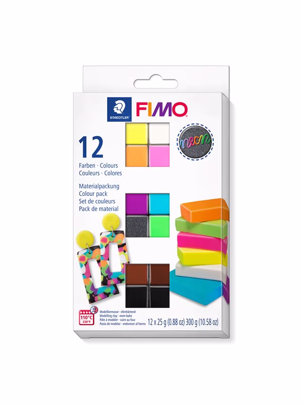 FIMO Effect Sæt Neon – bedste ovntørrende ler i test