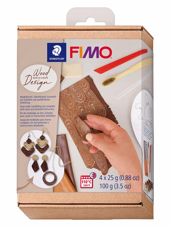 FIMO Soft Sæt Træ-Effekt – bedste ovntørrende ler i test