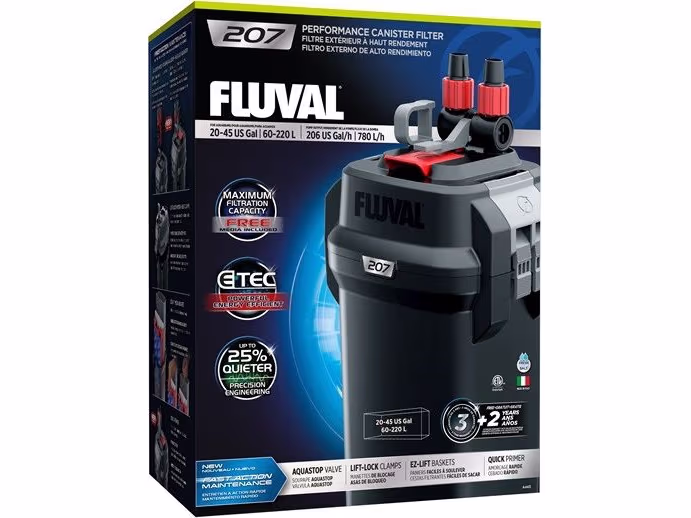 Fluval 207 Udvendigt Filter – bedste akvariefilter i test