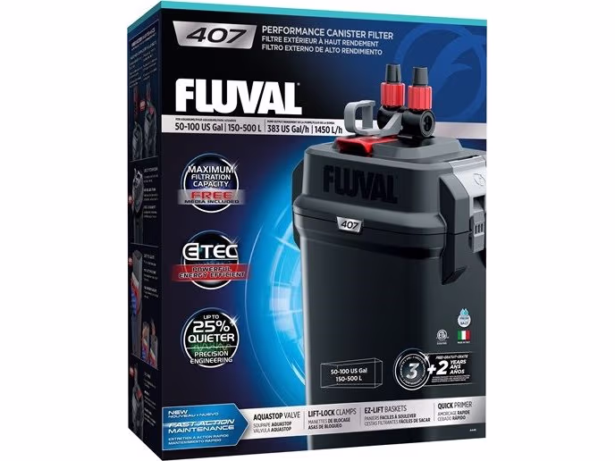 Fluval 407 Udvendigt Filter – bedste akvariefilter i test