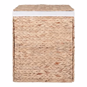 Foldbar Vasketøjskurv m. Låg i Vandhyacinth 43x32x55 – bedste foldbare vasketøjskurv i test