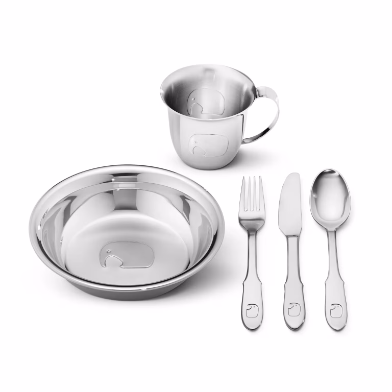 Georg Jensen Elephant Børneservice 5 dele – bedste børneservice i test