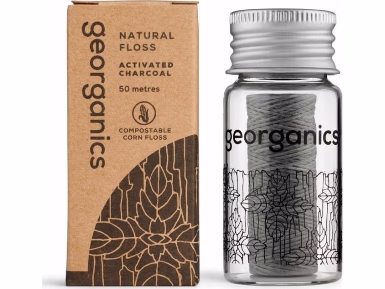 Georganics Tandtråd med Kul 50 m
