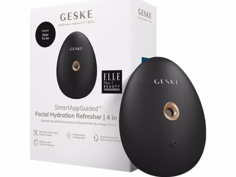 Geske Ansigtsrensebørste 4-i-1 med App – bedste ansigtsbørste i test
