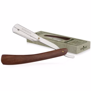 Gordon Straight Razor Shaving Knife Wood – bedste barberkniv i test