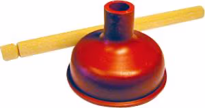 Gottfred P Gummirenser/Svupper Ø115 mm med Rød TPE-Sugekop