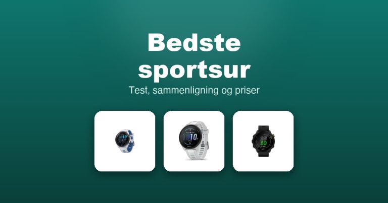 Bedste sportsur 2026 – guide til de 13 bedste