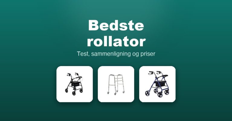 Bedste rollator 2026 – guide til de 13 bedste