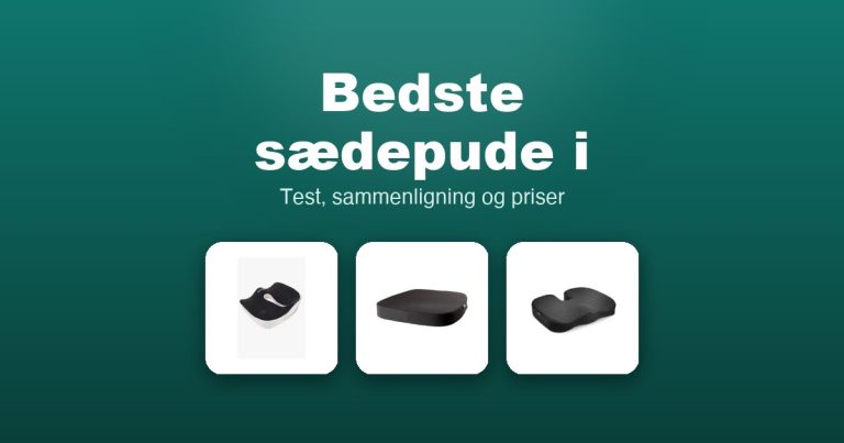 Bedste sædepude i 2026 – guide til de 12 bedste ergonomiske puder
