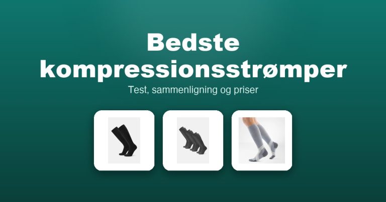 Bedste kompressionsstrømper 2026 – guide til de 12 bedste
