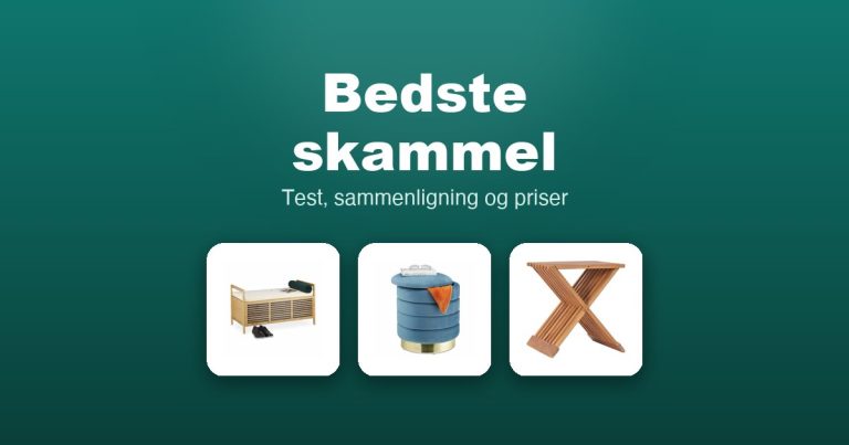 Bedste skammel 2026 – guide til de 12 bedste