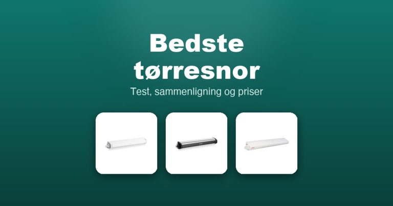 Bedste tørresnor 2026 – guide til de 12 bedste