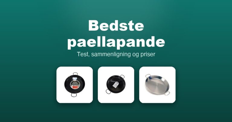 Bedste paellapande 2026 – guide til de 12 bedste