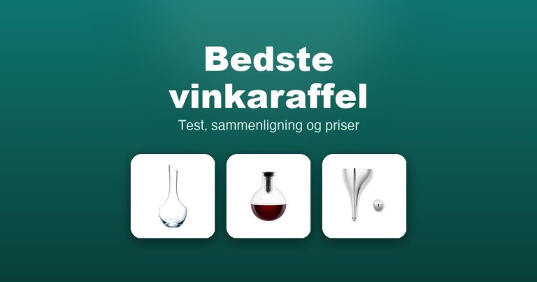 Bedste vinkaraffel 2026 – guide til de 11 bedste