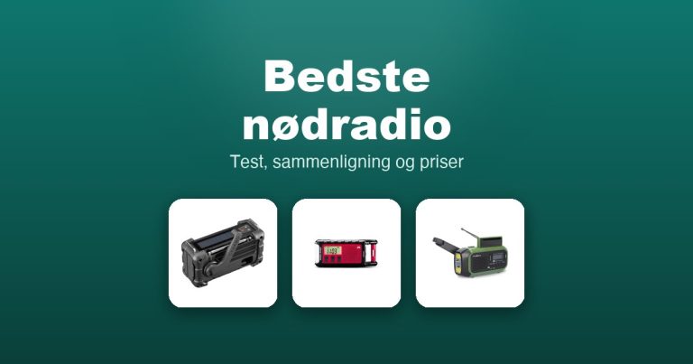 Bedste nødradio 2026 – guide til de 12 bedste