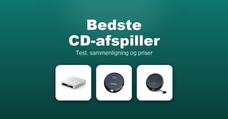 Bedste CD-afspiller 2026 – guide til de 12 bedste
