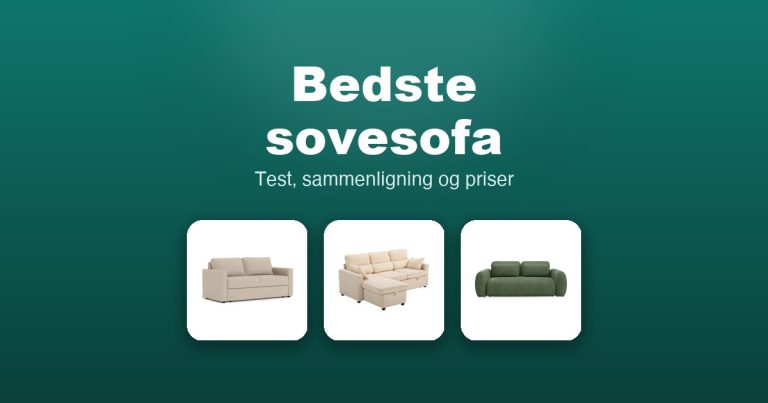 Bedste sovesofa 2026 – guide til de 11 bedste