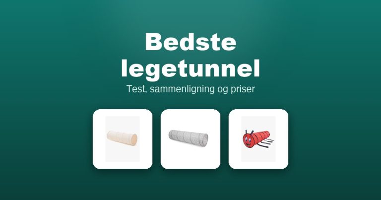 Bedste legetunnel 2026 – guide til de 14 bedste