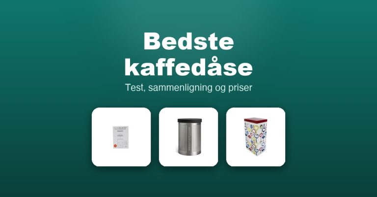 Bedste kaffedåse 2026 – guide til de 9 bedste