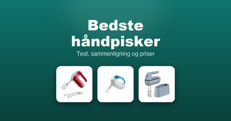Bedste håndpisker 2026 – guide til de 8 bedste