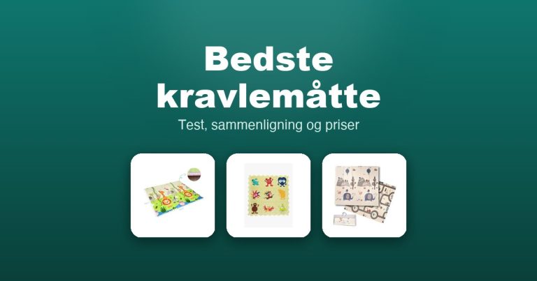 Bedste kravlemåtte 2026 – guide til de 10 bedste