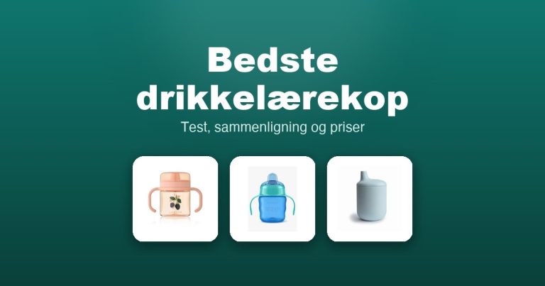 Bedste drikkelærekop 2026 – guide til de 10 bedste tudkopper