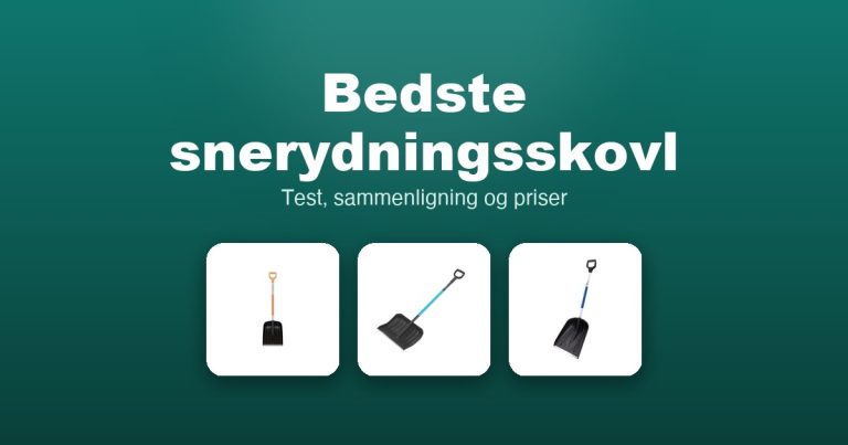 Bedste snerydningsskovl 2026 – guide til de 10 bedste